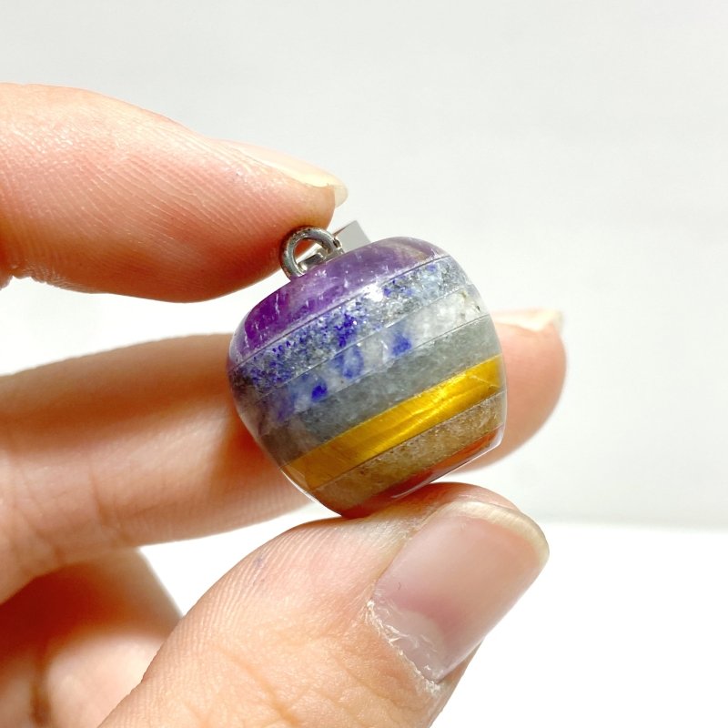 7 Chakra Apple Pendant Wholesale - Wholesale Crystals