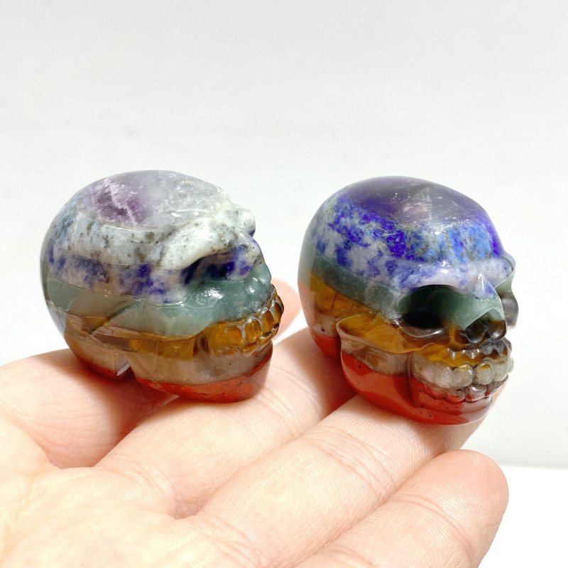 7 Chakra Skull Carving Wholesale - Wholesale Crystals