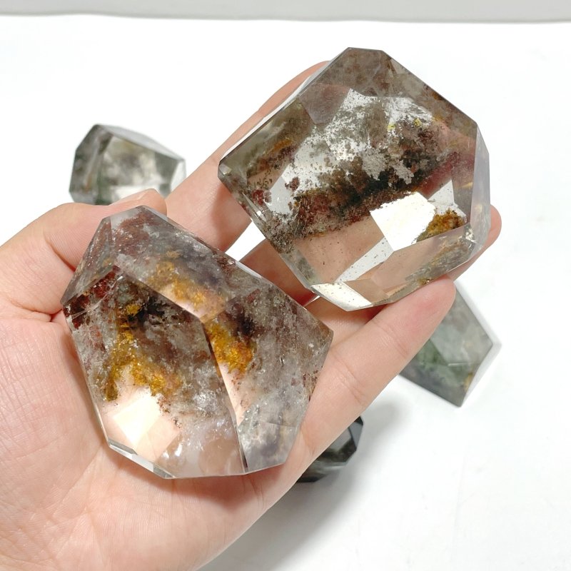 7 Pieces Beautiful Garden Quartz Free Form - Wholesale Crystals