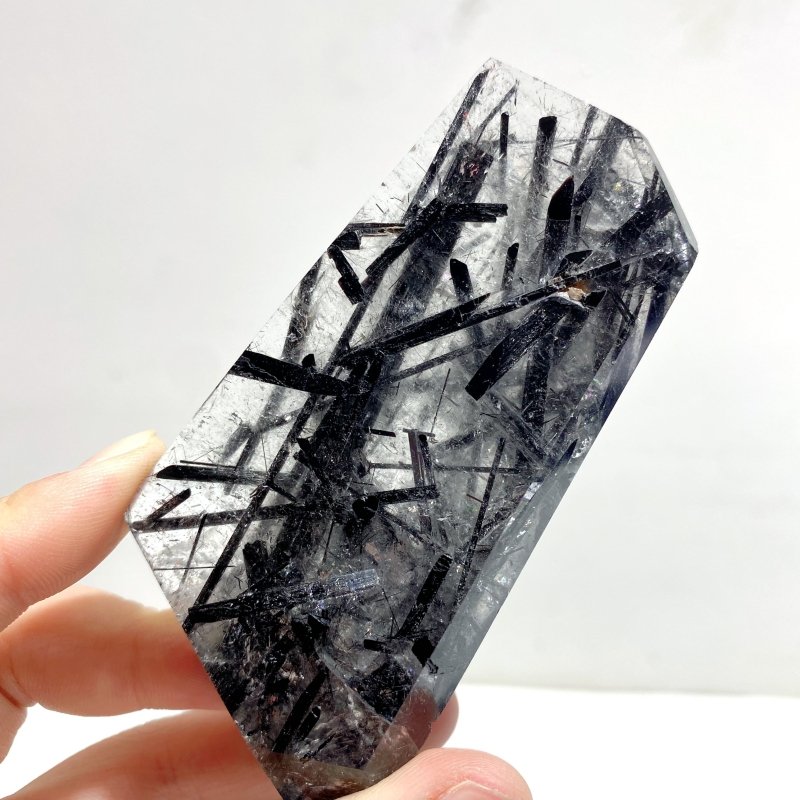 7 Pieces Black Tourmaline Free Form - Wholesale Crystals