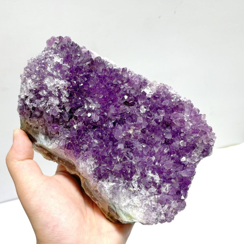7 Pieces Large Amethyst Cluster Specimen - Wholesale Crystals