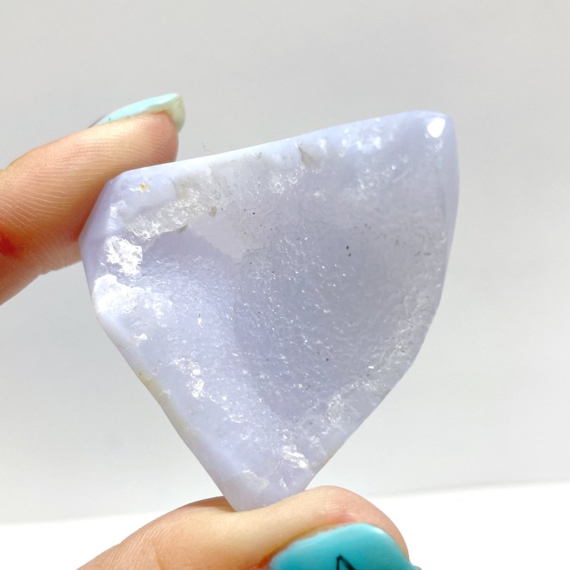 70 Pieces Blue Chalcedony Geode Free Form - Wholesale Crystals