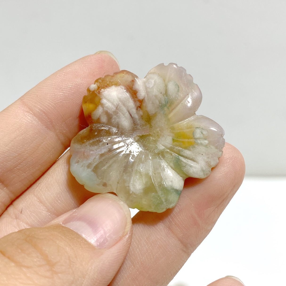 Sakura Flower Agate Flower Carving Wholesale