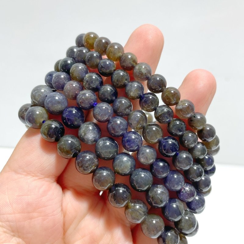 7mm/8mm Cordierite Bracelet Wholesale - Wholesale Crystals