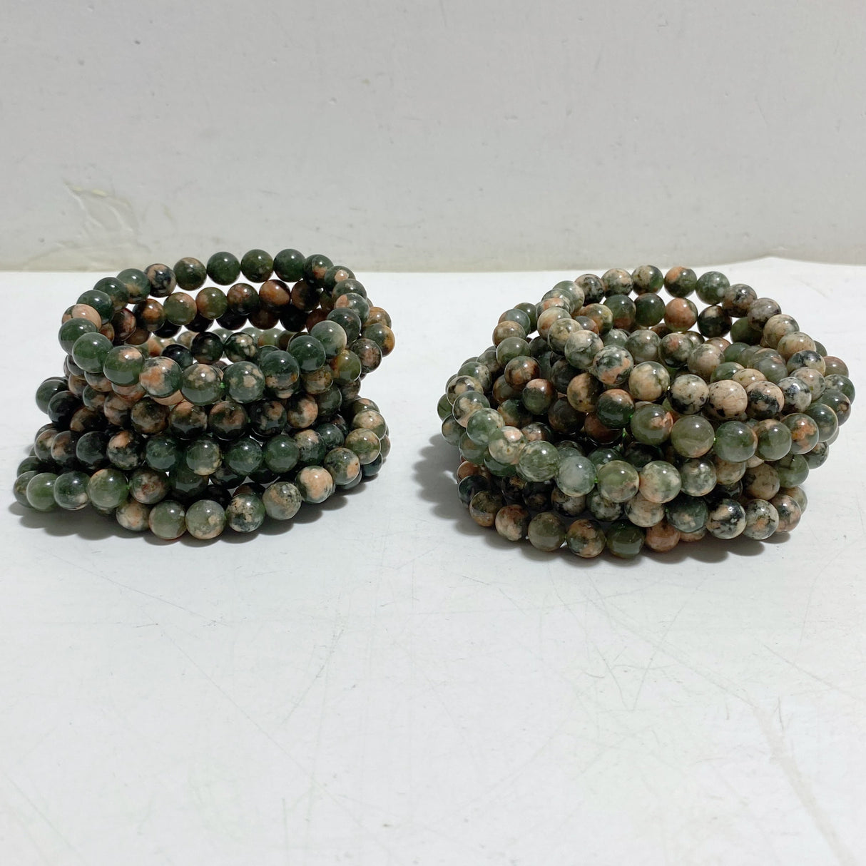 2 Types 8mm Sakura Jade Bracelets Wholesale