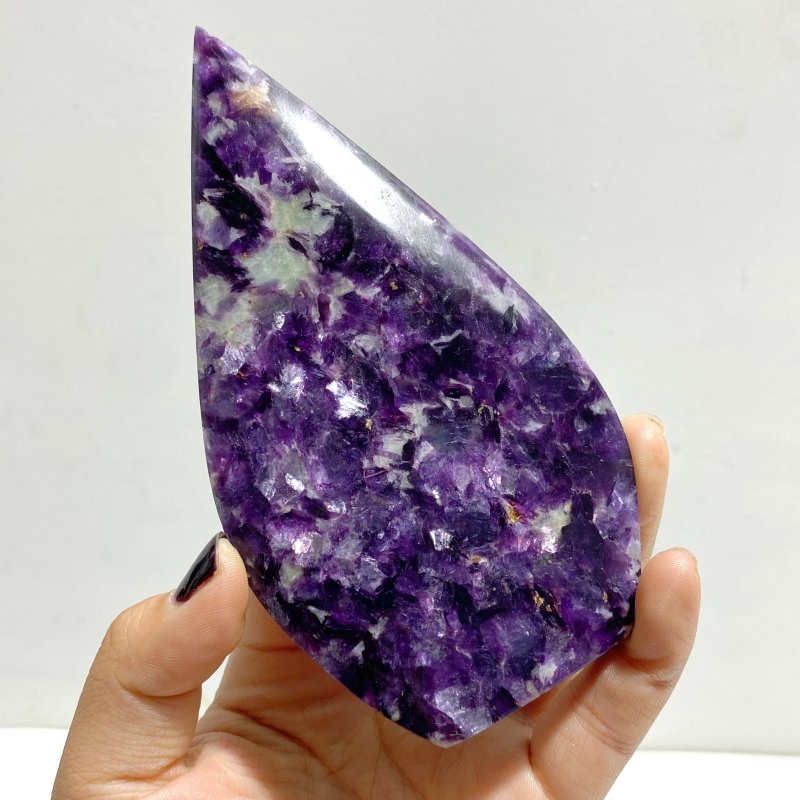 9 Pieces Spark Lepidolite Arrow Head Shape - Wholesale Crystals