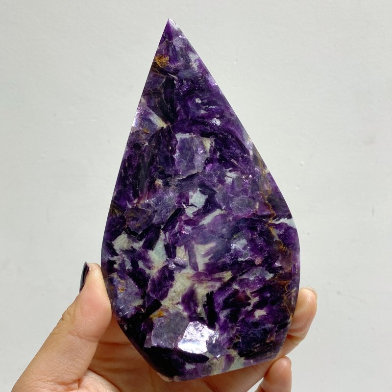 9 Pieces Spark Lepidolite Arrow Head Shape - Wholesale Crystals