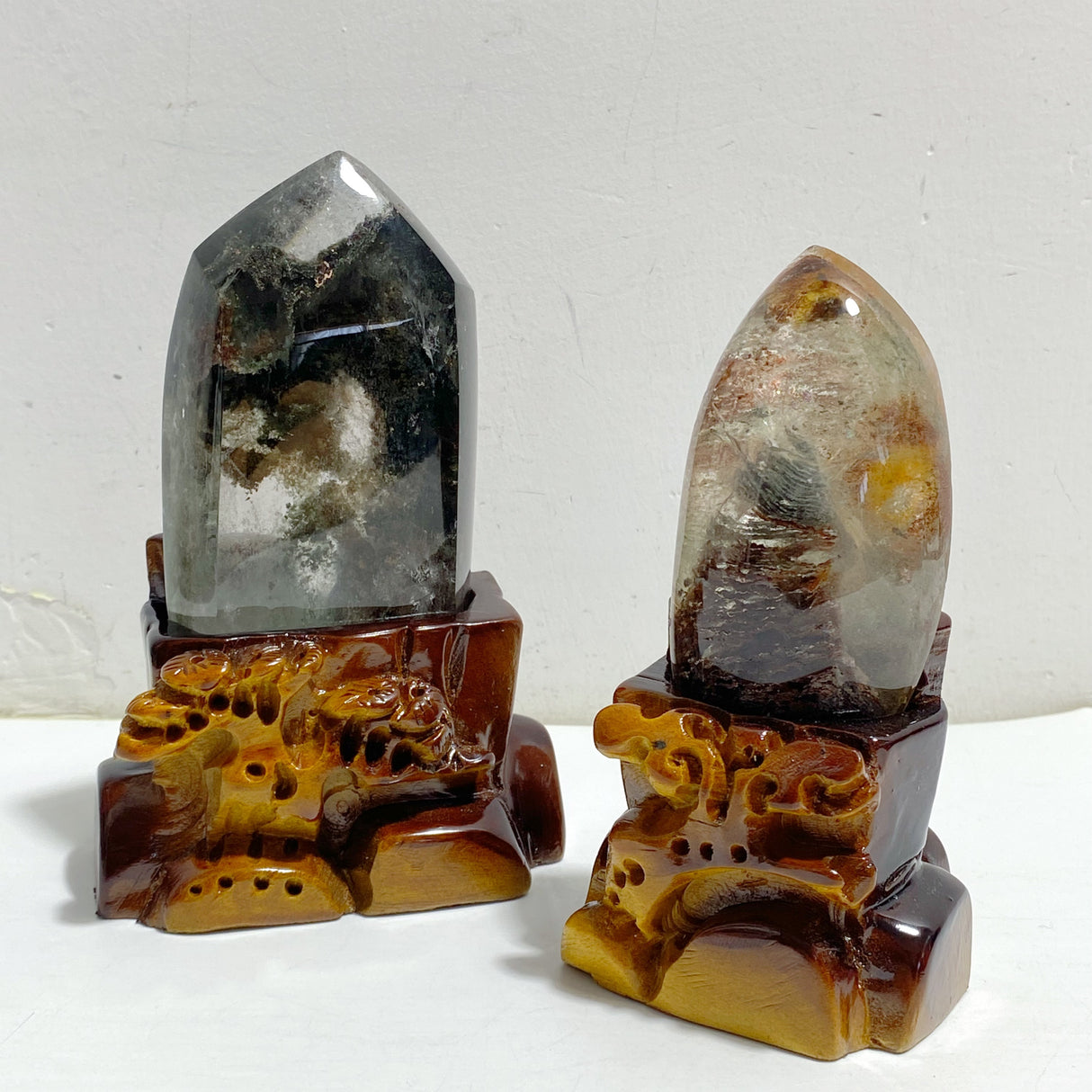 2 Pieces Garden Quartz With Stand