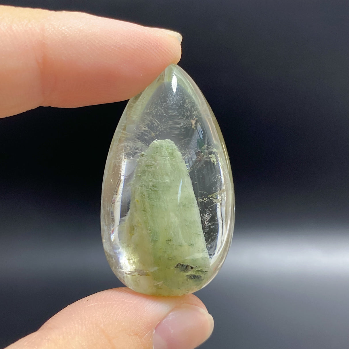 Unique Garden Quartz Waterdrop Shape For DIY Pendant