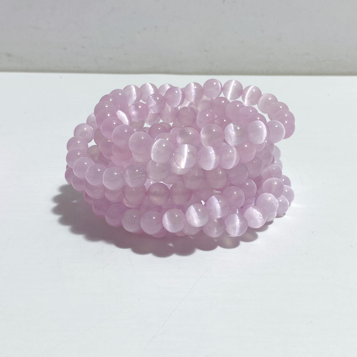 2 Types Purple Aura Selenite Bracelet Wholesale