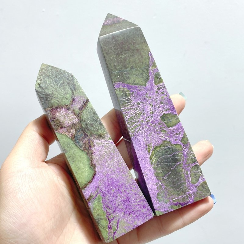 Atlantisite Four - sided Tower Point Wholesale - Wholesale Crystals