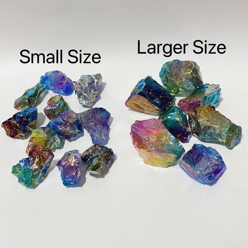 Aura Clear Quartz Raw Stone Wholesale - Wholesale Crystals