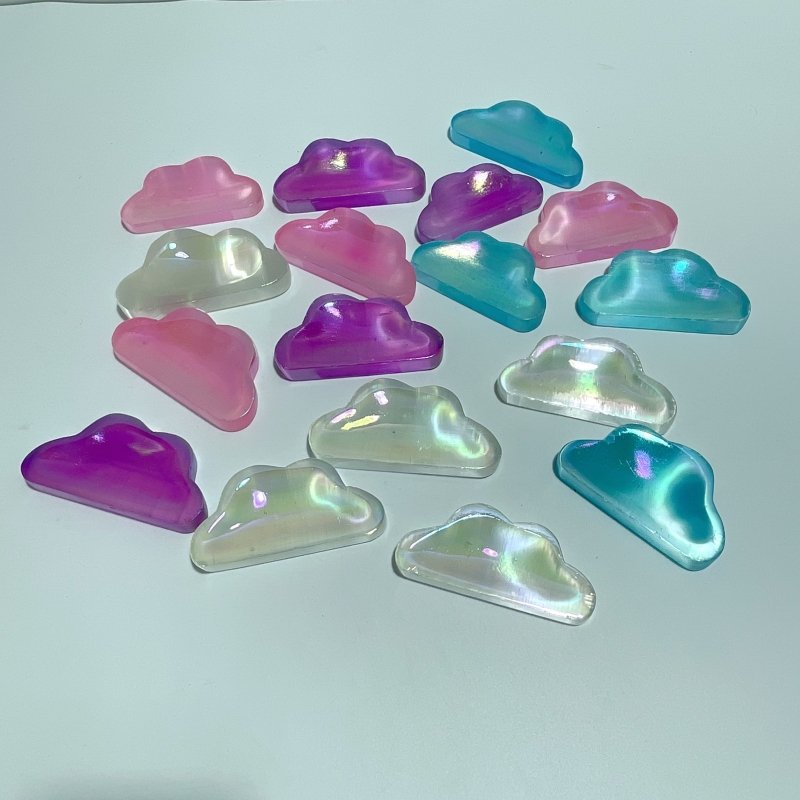 Aura Selenite Cloud Shallow Bowl Wholesale - Wholesale Crystals