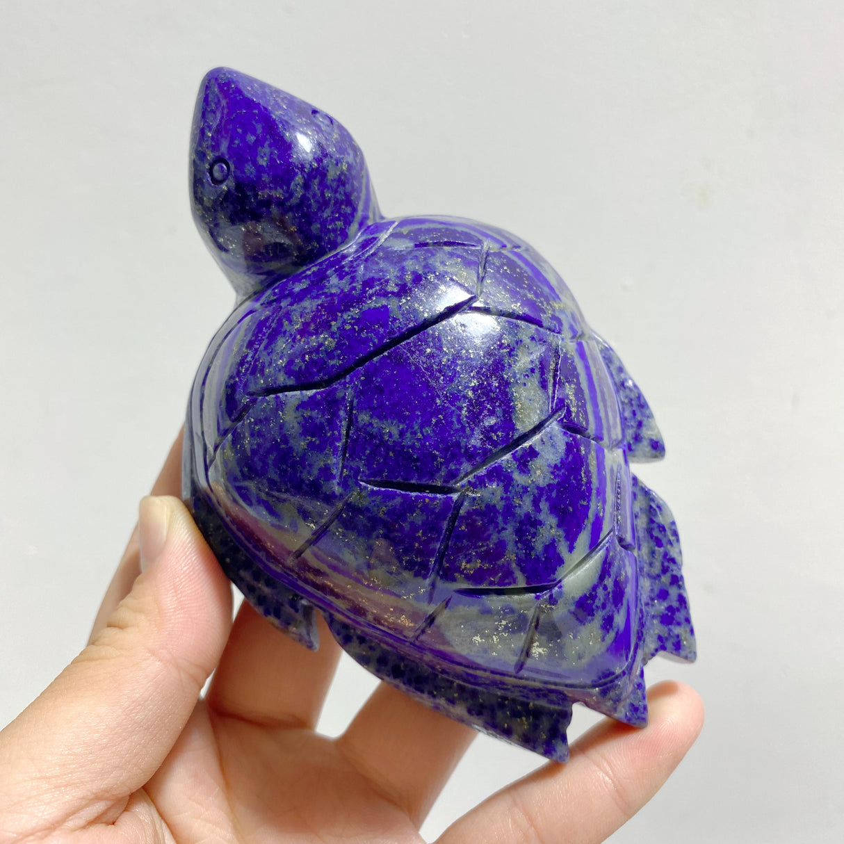 9 Pieces Lapis Lazuli Sea Turtles Carving