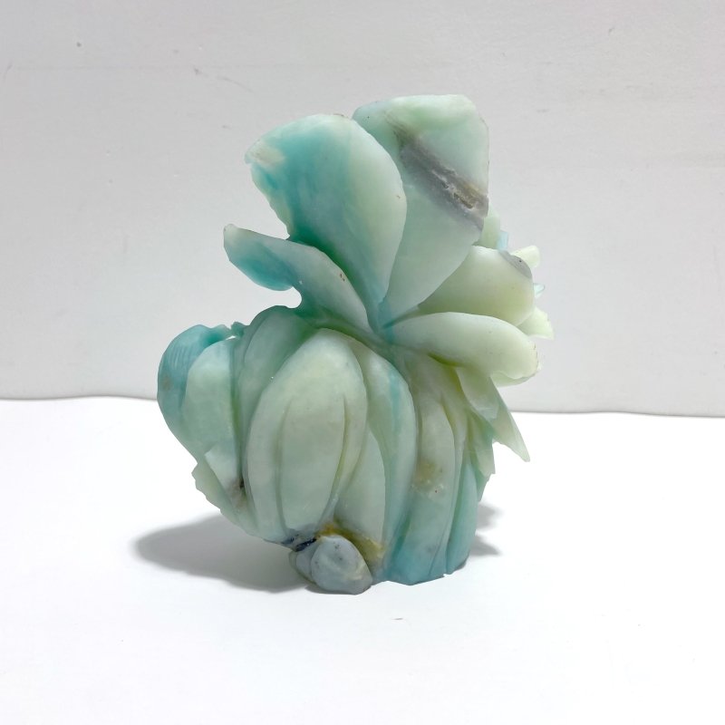 Beautiful Caribbean Calcite Bird&Flower Carving - Wholesale Crystals