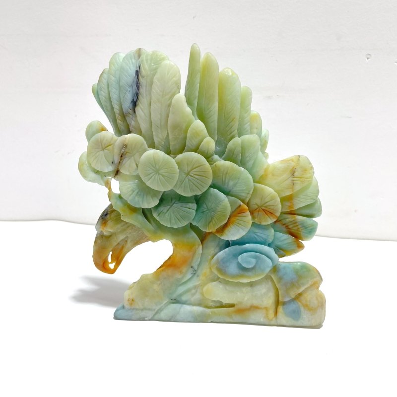 Beautiful Caribbean Calcite Eagle Carving - Wholesale Crystals