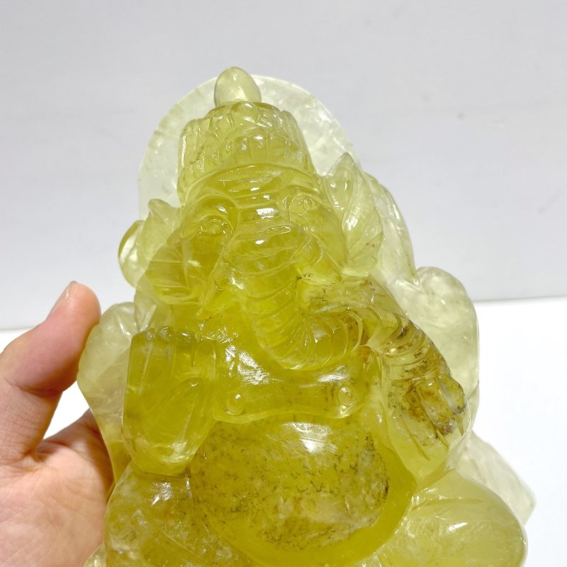 Beautiful Citrine Ganesha Carving - Wholesale Crystals