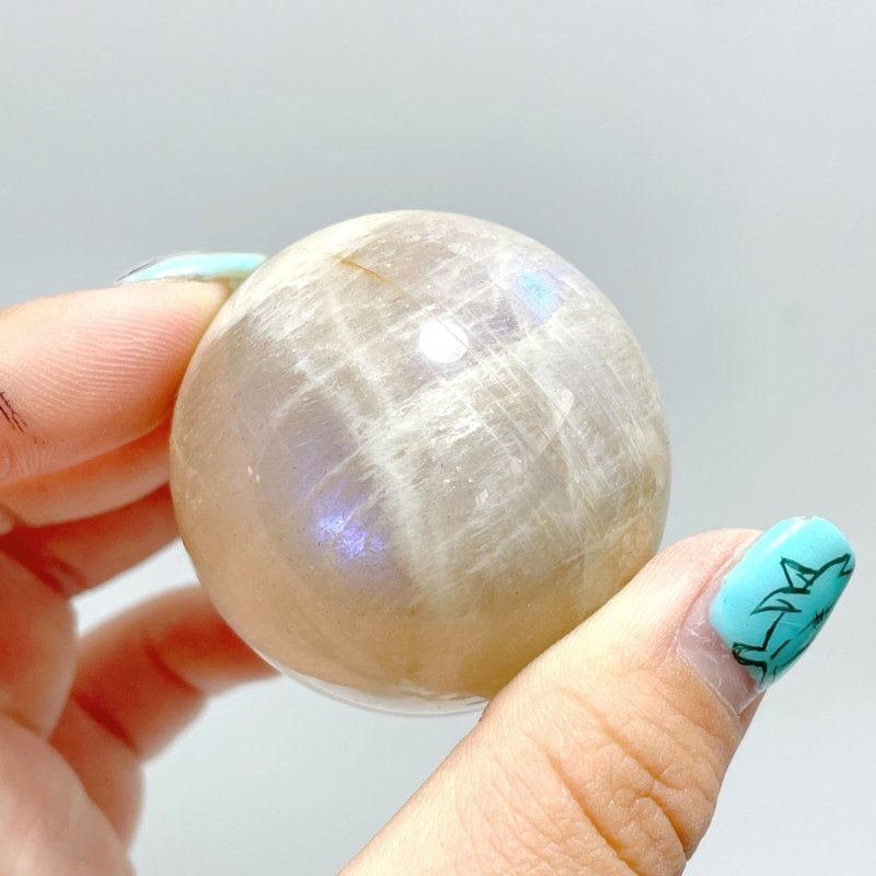 Beautiful Flash Blue Moonstone Spheres Ball Wholesale - Wholesale Crystals