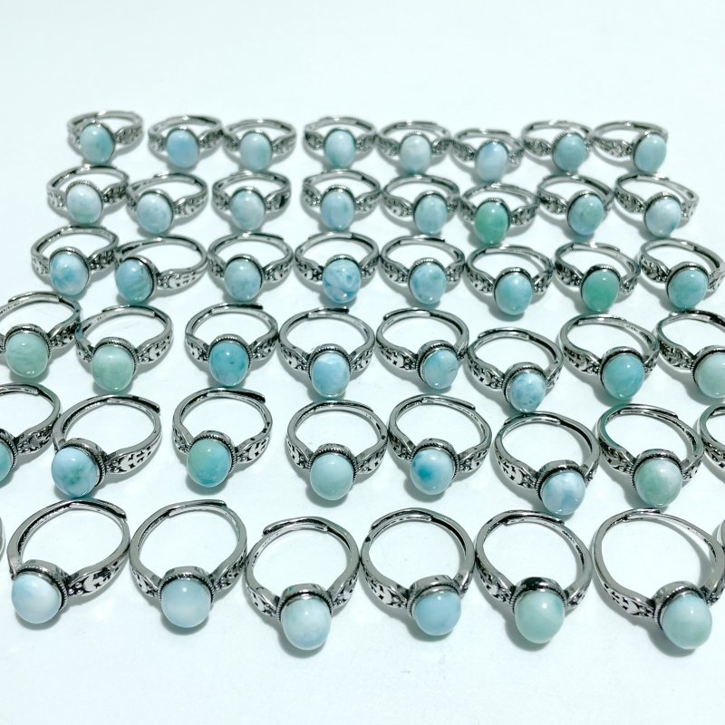 Beautiful Larimar Ring Wholesale Clearance - Wholesale Crystals