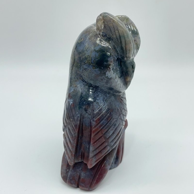 Beautiful Ocean Jasper Owl Carving - Wholesale Crystals