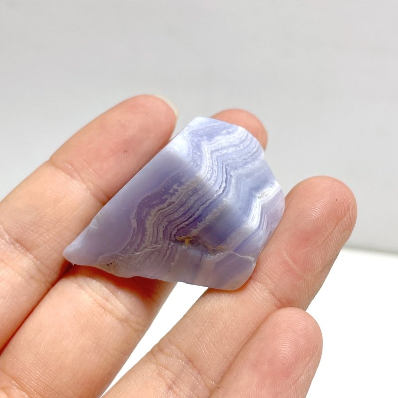 Beautiful Patterns Blue Lace Agate Free Form Mixed Size Wholesale - Wholesale Crystals