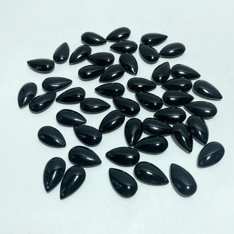 Black Obsidian Teardrop Accessory Pendant DIY Wholesale - Wholesale Crystals