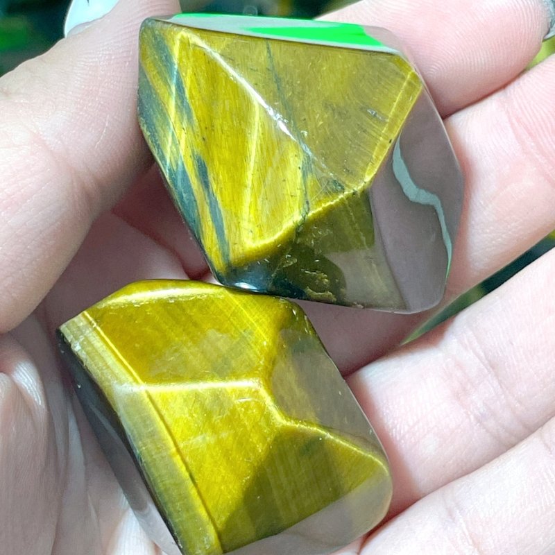 Blue&Yellow Tiger Eye Free Form Wholesale - Wholesale Crystals