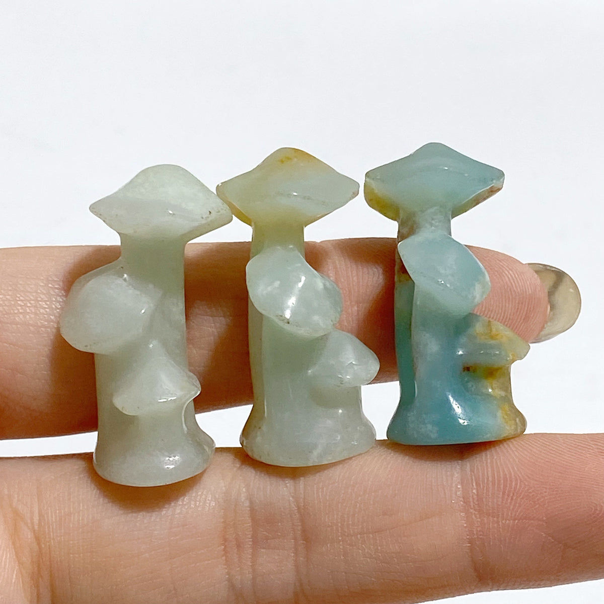 Caribbean Calcite Mushroom Tree Carving Wholesale