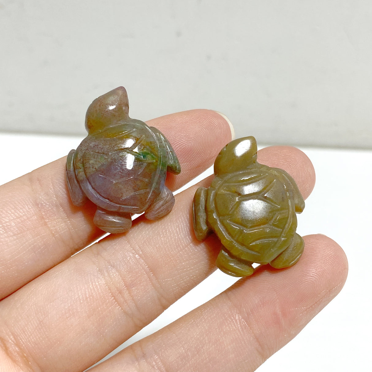 Mini Ocean Jasper Sea Turtle Carving Wholesale