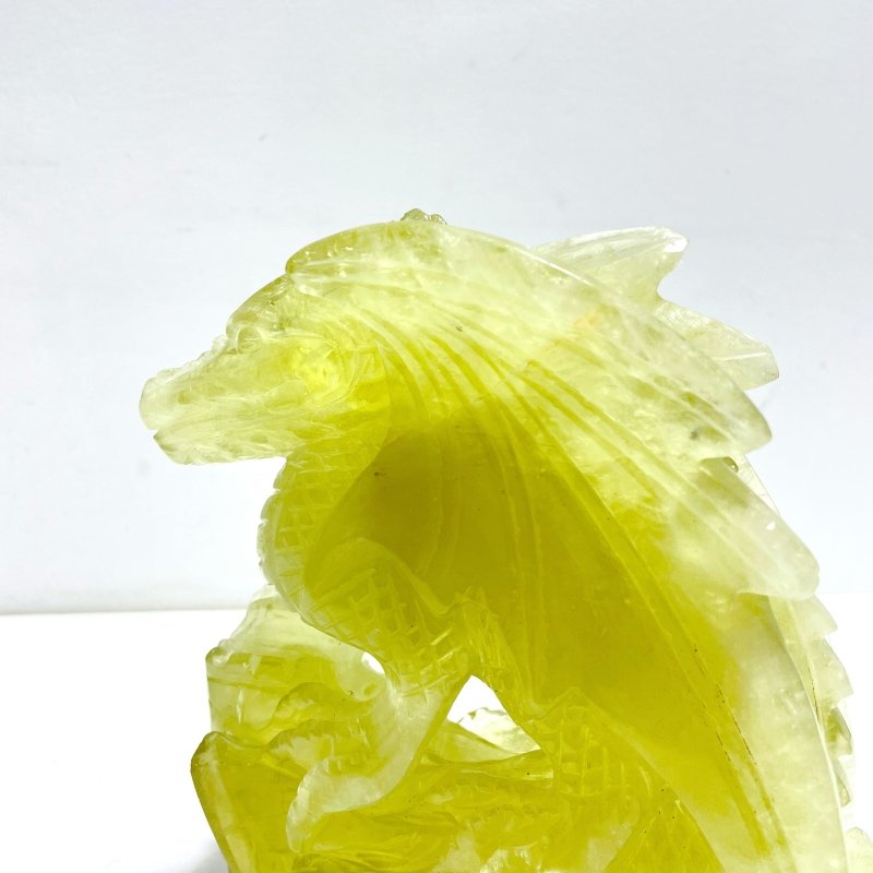Citrine Flying Dragon Castle Carving - Wholesale Crystals