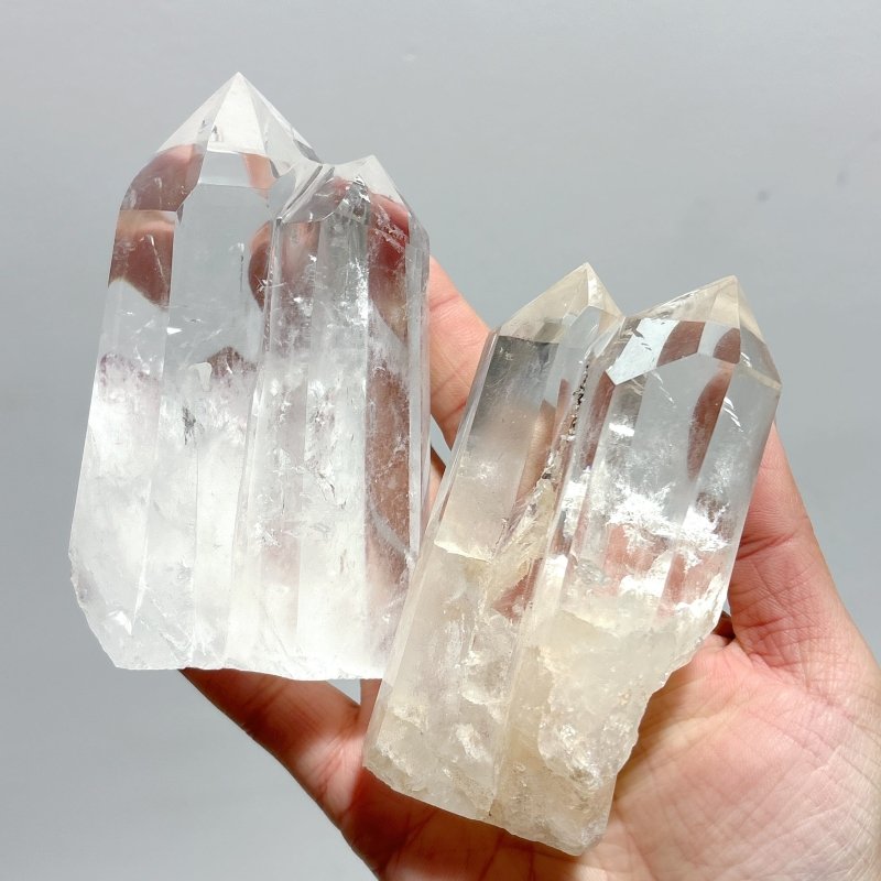 Clear Quartz Polished Double Points Wholesale - Wholesale Crystals