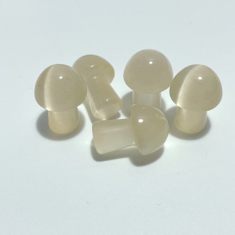 Colorful Glass Cat Eye Mushrooms Wholesale (man made) - Wholesale Crystals