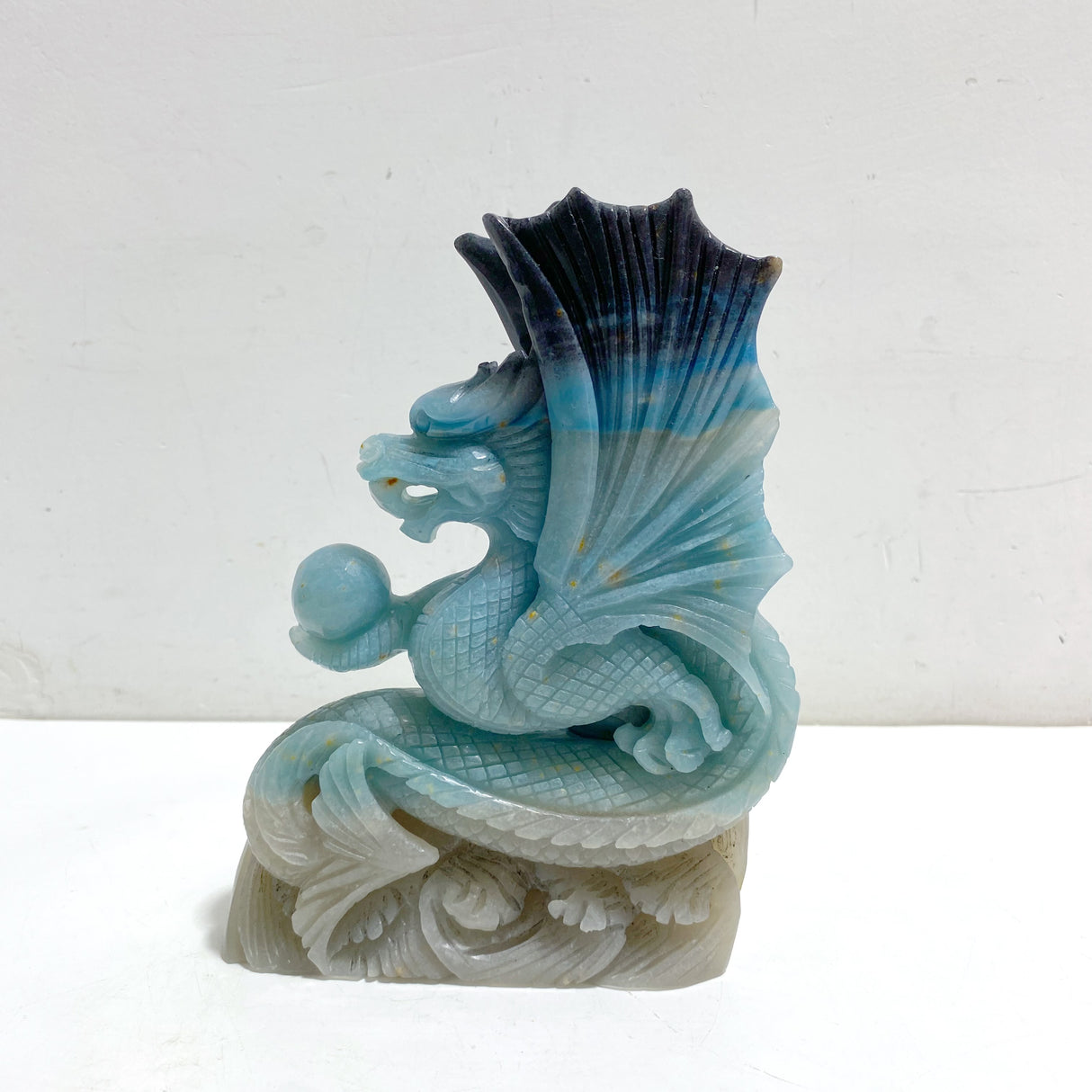 Unique Trolleite Flying Dragon Carving