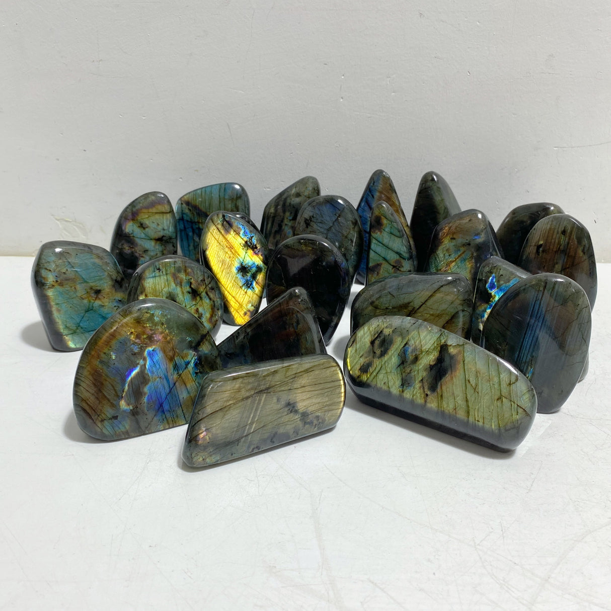22 Pieces Polished Labradorite Free Form