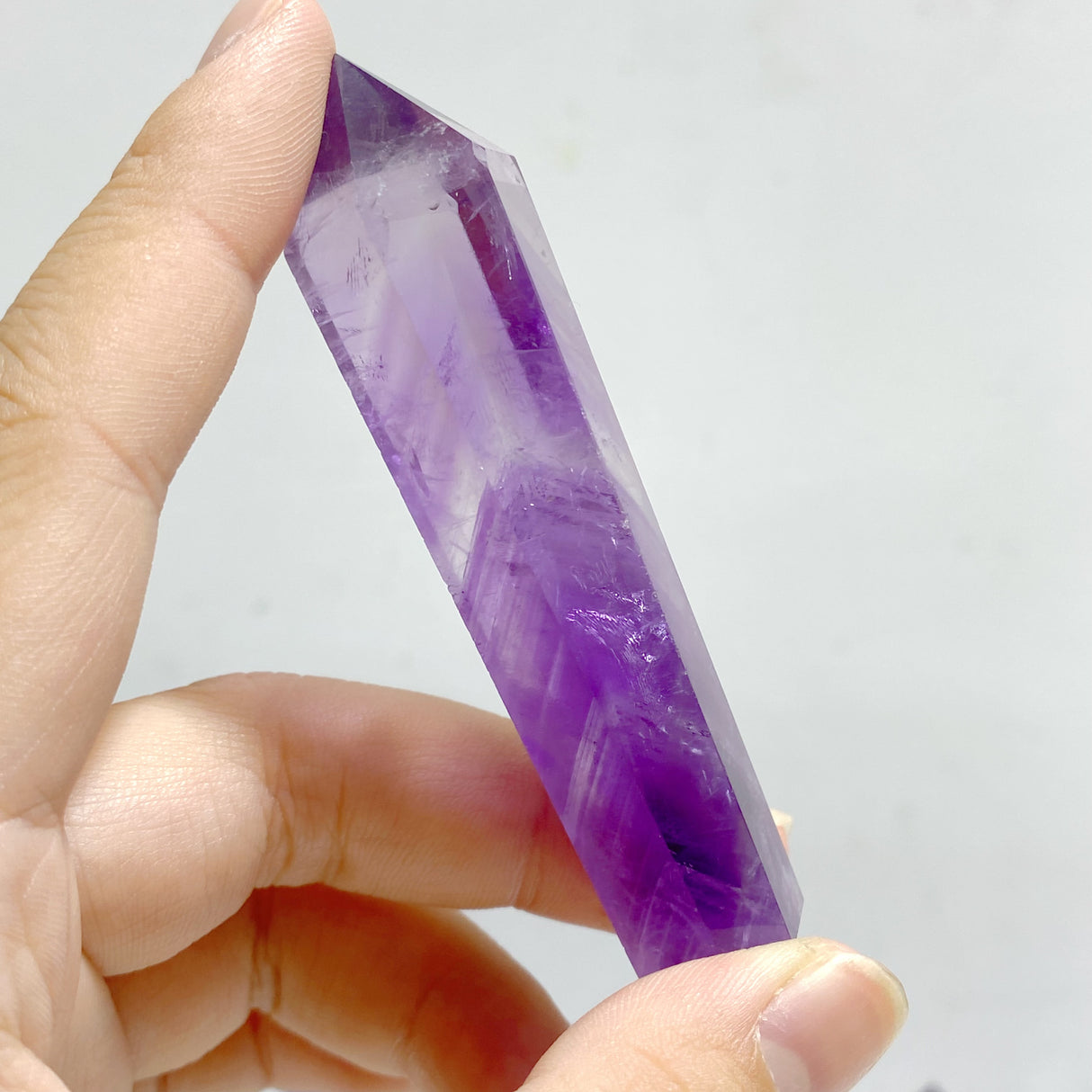38 Pieces God's Fingerprint Amethyst Light Purple Tower Point