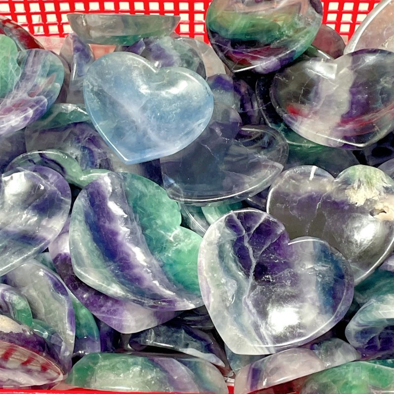 Fluorite Heart Shape Bowl Wholesale - Wholesale Crystals