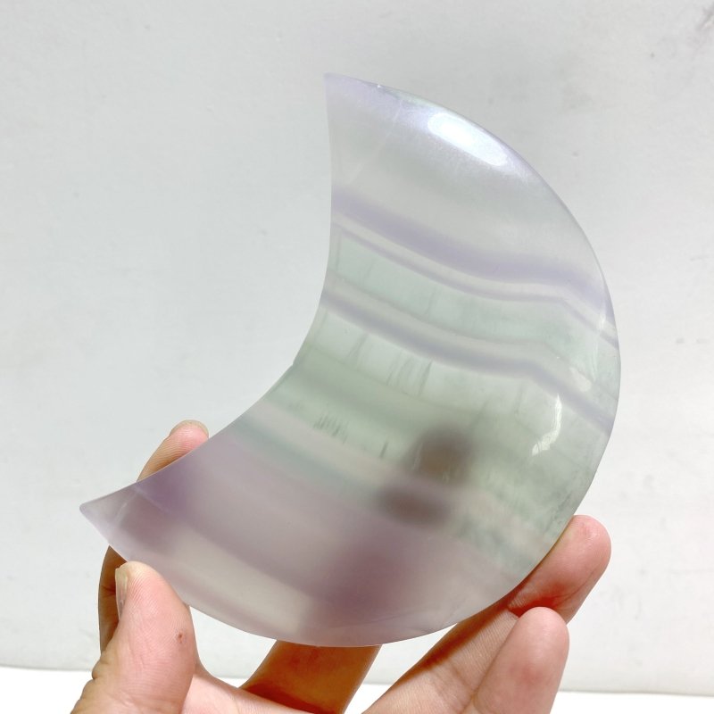 Fluorite Moon Carving With Stand Wholesale -Wholesale Crystals