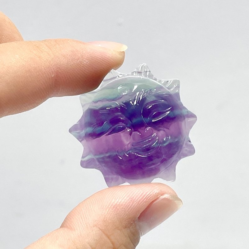 Fluorite Sun Carving Wholesale - Wholesale Crystals