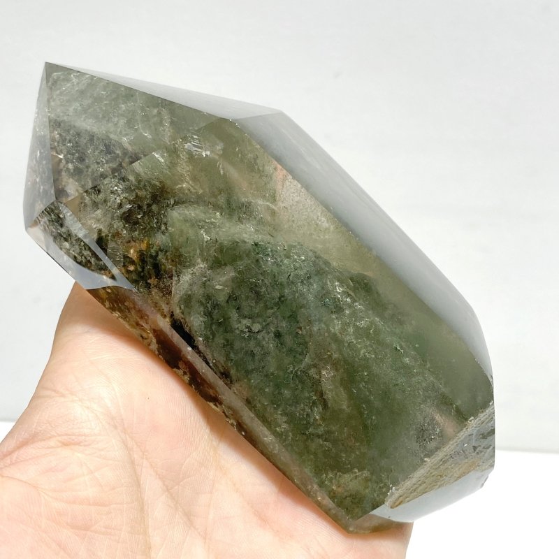 Garden Quartz Enhydro Quartz Point With Stand - Wholesale Crystals