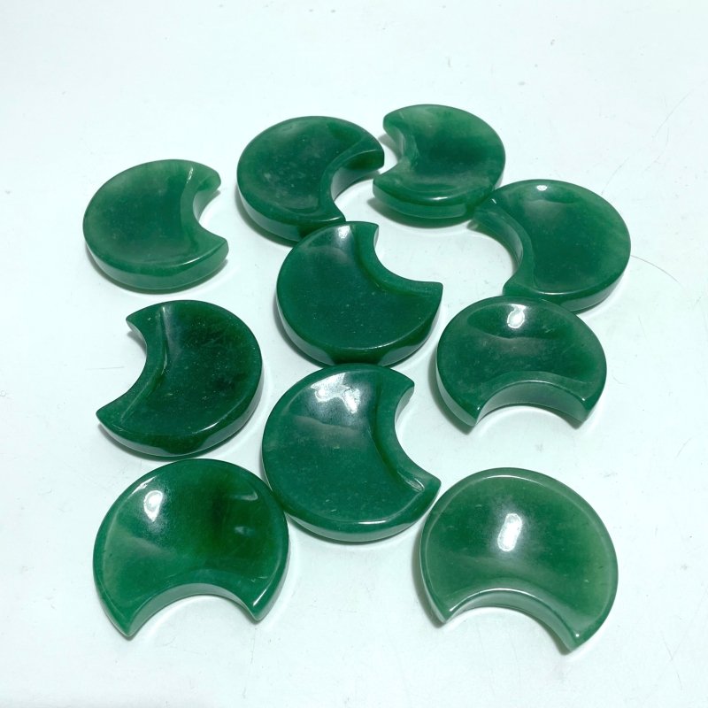 Green Aventurine Heart Moon Bowl Wholesale - Wholesale Crystals