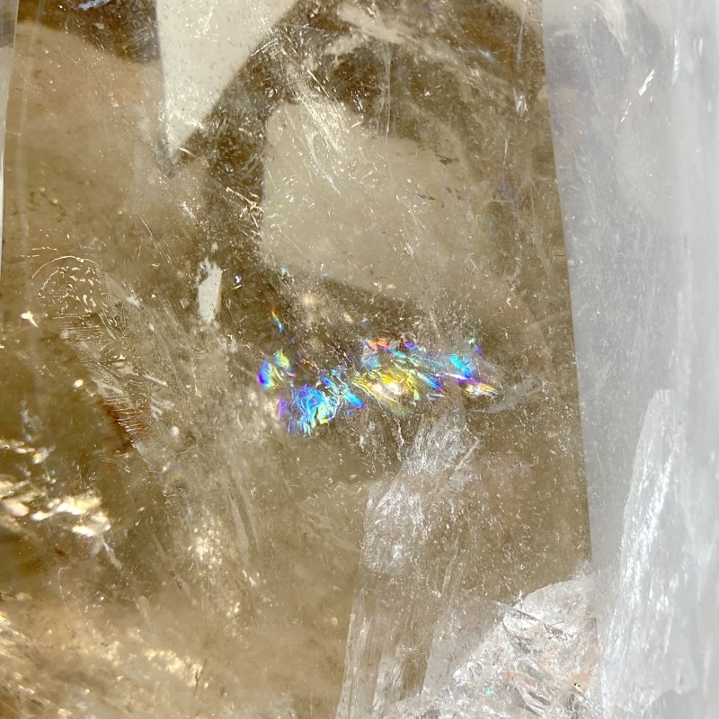 Large Beautiful Smoky Quartz Point With Rainbow Home Decor (Sea Freight Only) -Wholesale Crystals