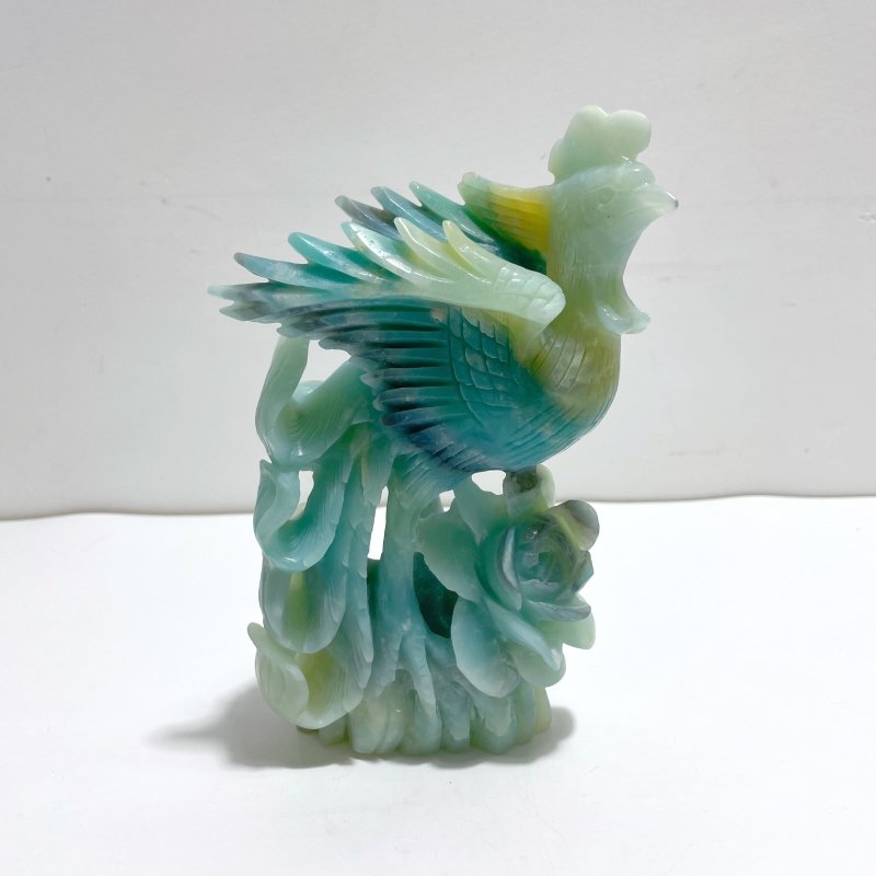 Large Caribbean Calcite Phoenix Carving - Wholesale Crystals