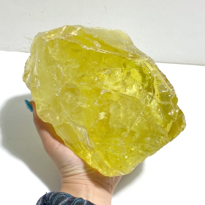 Large Citrine Raw Stone Specimen With Beautiful Rainbow 1 - Wholesale Crystals
