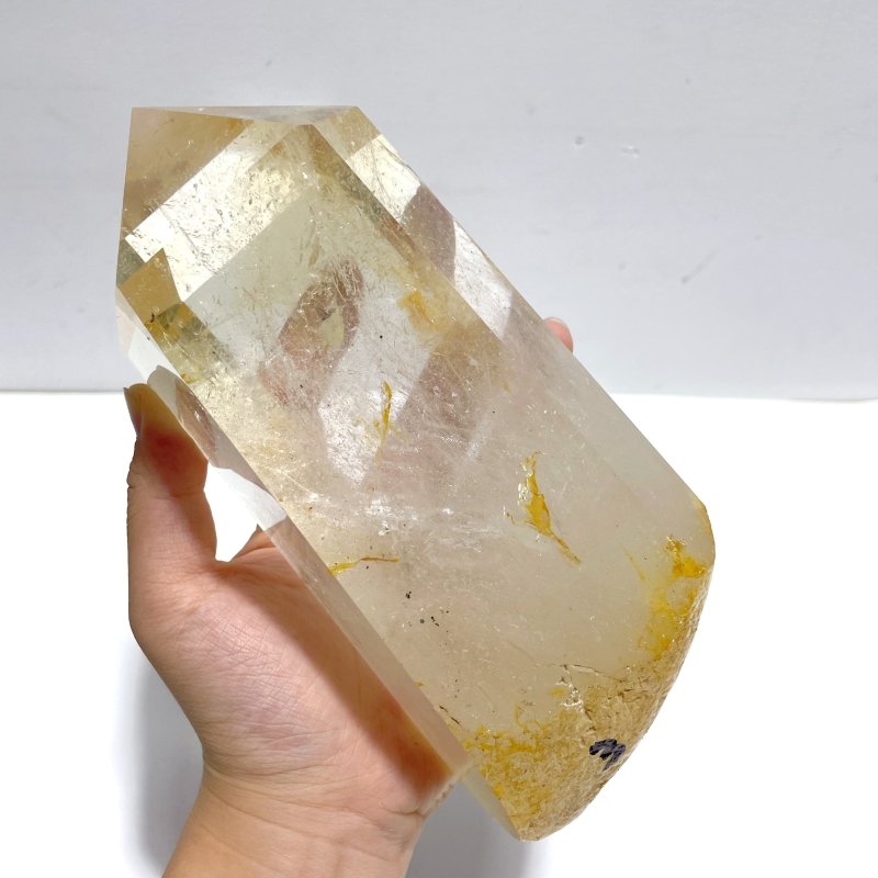 Large Clear Quartz Tower Point With Stand - Wholesale Crystals