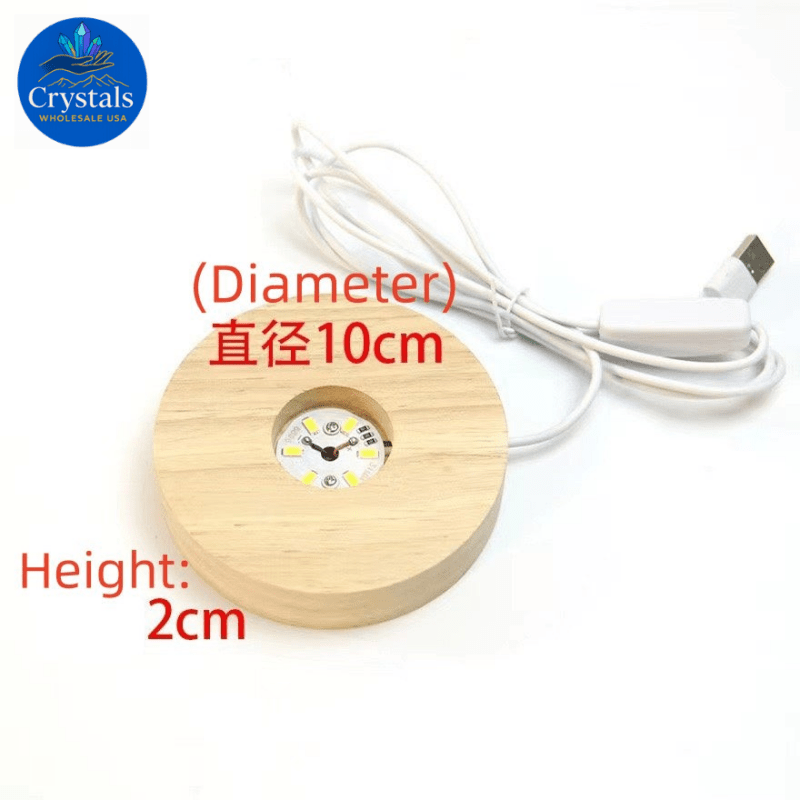 LED Wooden Crystal Stands - Wholesale Crystals