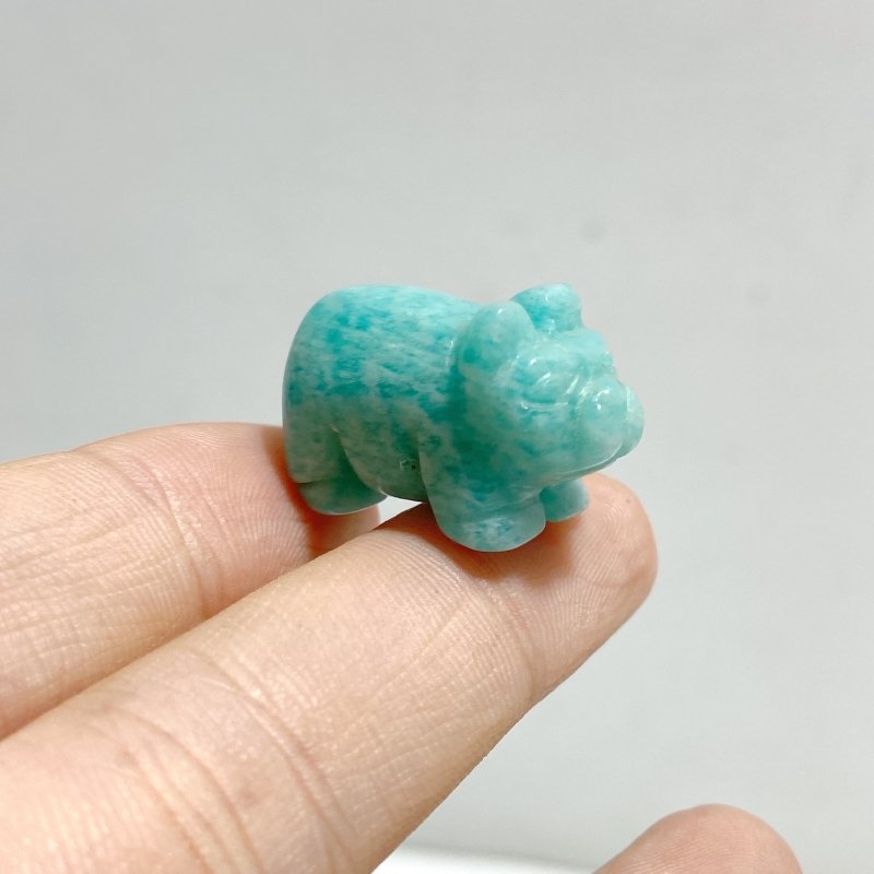 Mini Amazonite Pig Carving Wholesale -Wholesale Crystals