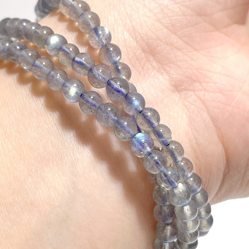Mini Beads 4mm Labradorite 3 - Loop Bracelets Wholesale - Wholesale Crystals