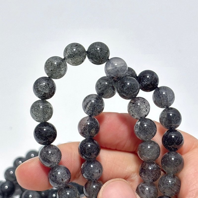 Natural Black Mica Biotite Quartz Bracelet Wholesale - Wholesale Crystals