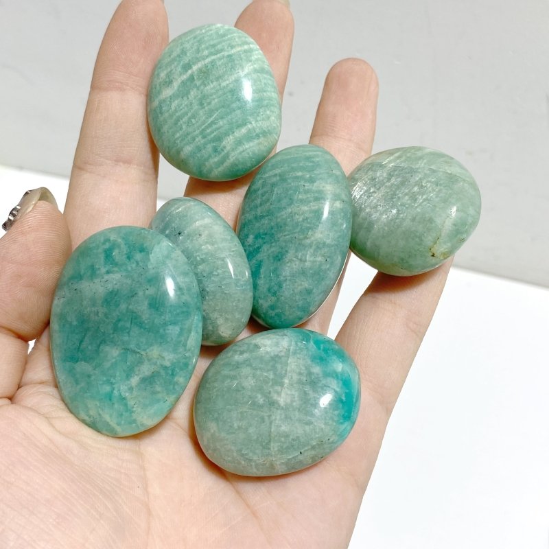 Normal Quality Small Amazonite Palm Stone Wholesale -Wholesale Crystals