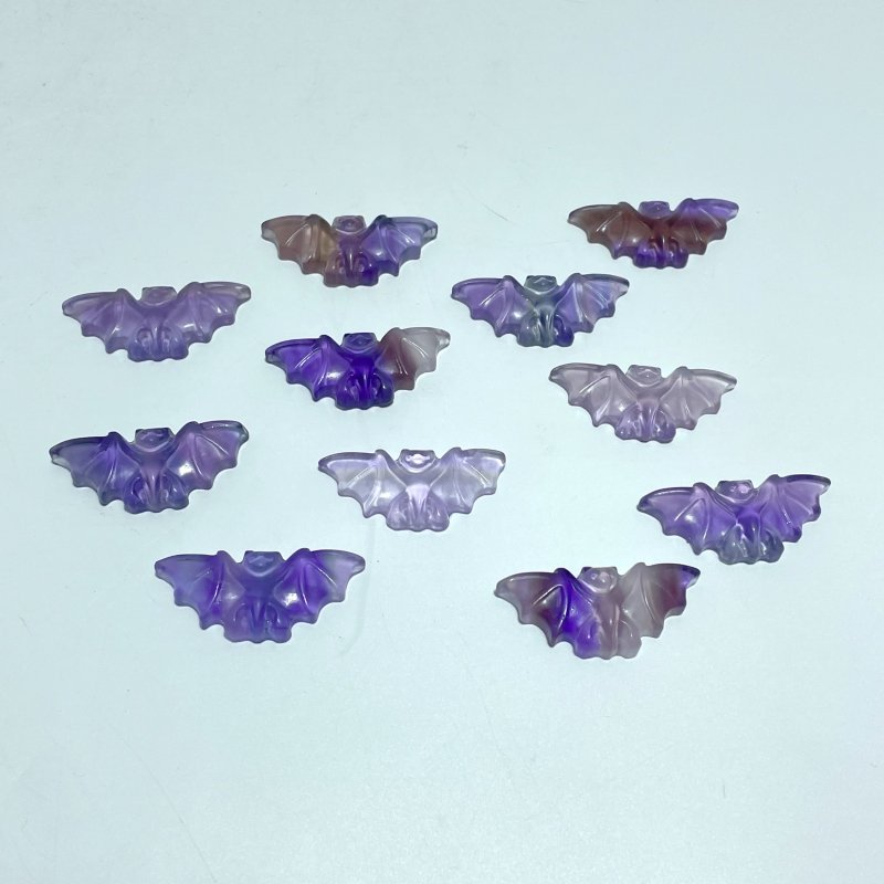 Purple Fluorite Bat Carving Wholesale - Wholesale Crystals